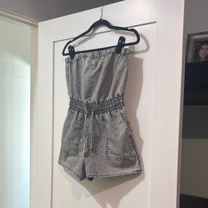 Gray Women's Denim Shorts